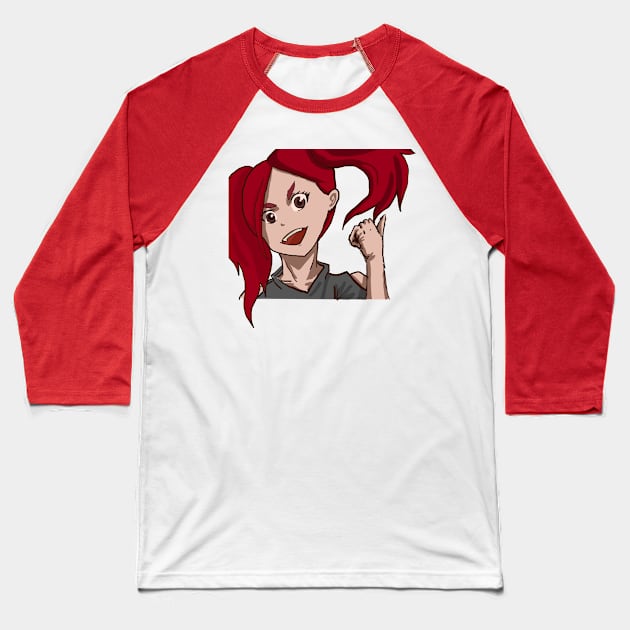 Sushi girl 3 Baseball T-Shirt by Kissmiss